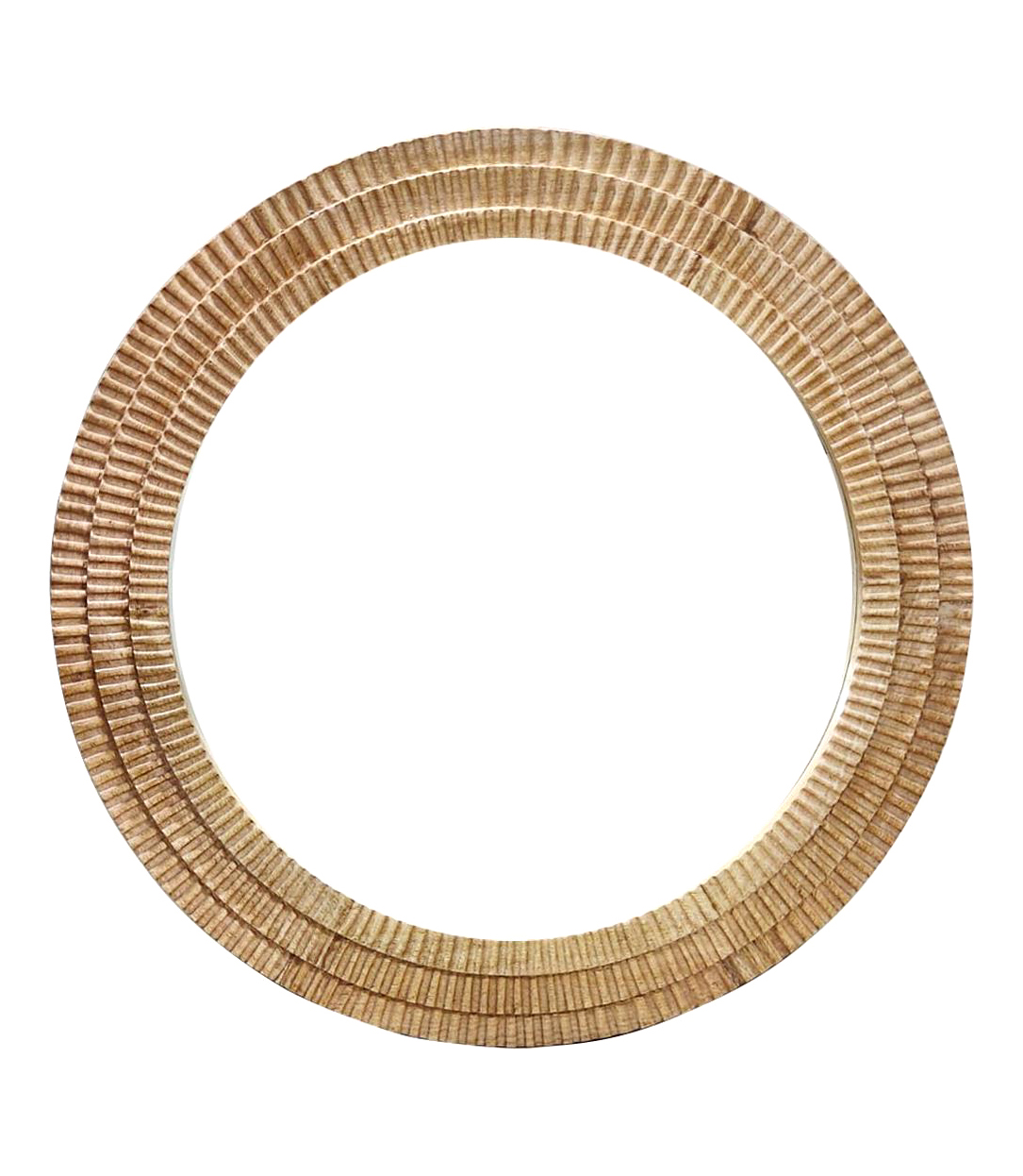 Oval Golden Weave Mirror Frame